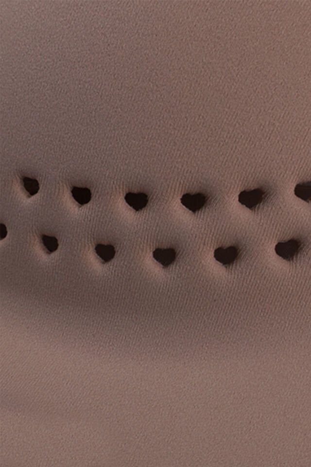 Kadın Kaplı Lazer Dikişsiz Modelli Sütyen Toprak - 90B