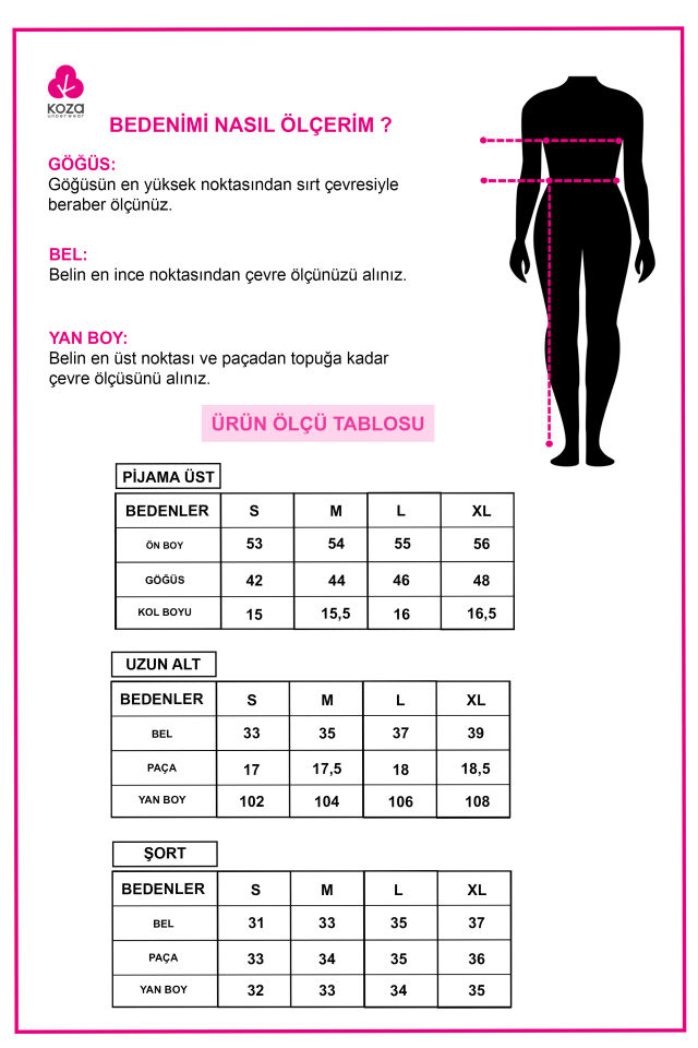 Kadın Pamuklu 3'lü Yeşil Fiyonklu Kaşkorse Pijama Takımı XL - Gri - Siyah