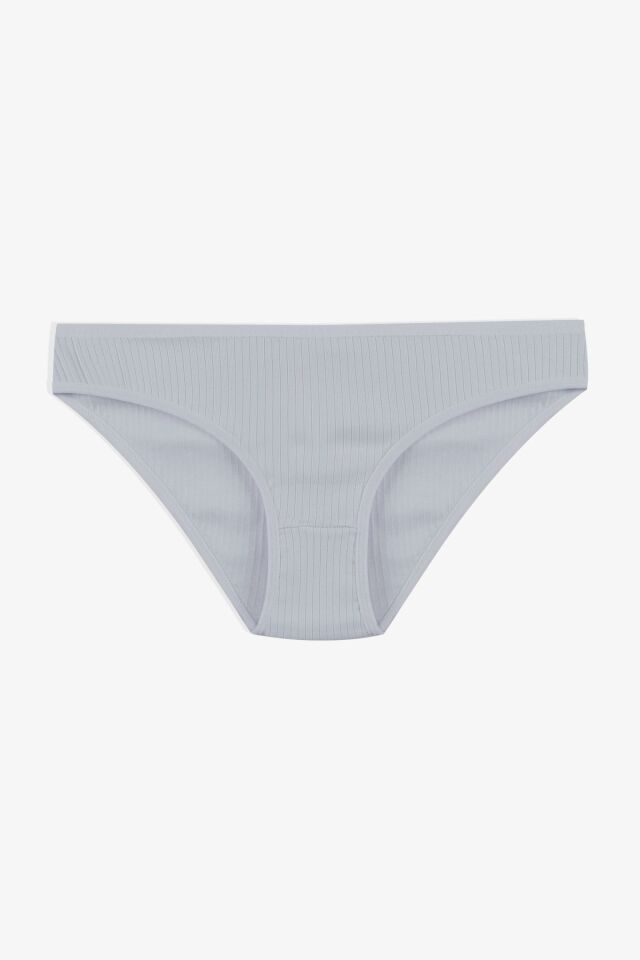 Kadın 7'li Fitilli Pamuklu Ribanalı Külot 11086-7 - L/XL