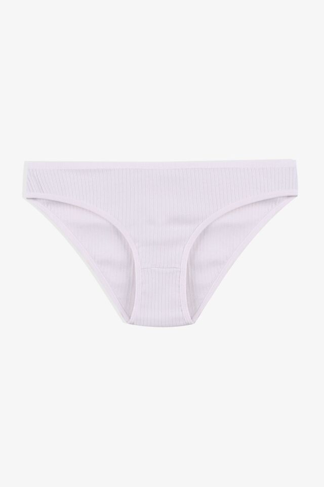 Kadın 7'li Fitilli Pamuklu Ribanalı Külot 11086-16 - L/XL