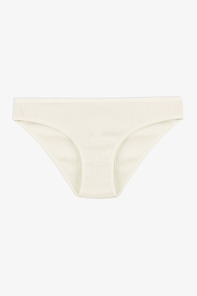 Kadın 7'li Fitilli Pamuklu Ribanalı Külot 11086-21 - S/M