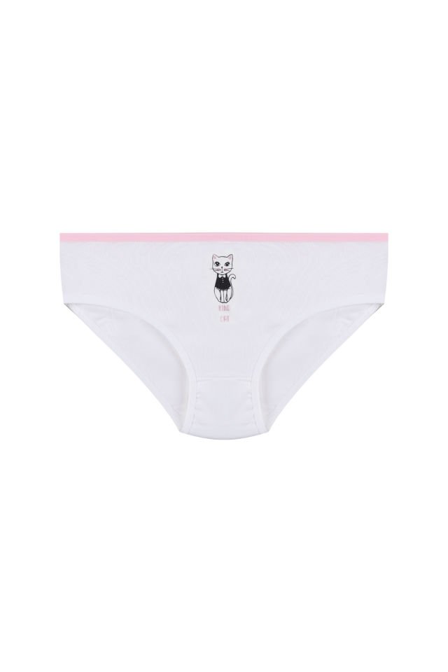 Kız Çocuk 6'lı Sevimli Fare Desenli Slip