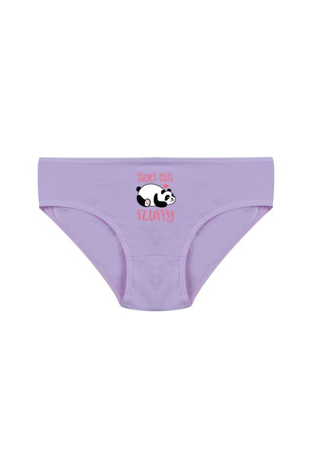 Kız Çocuk 6'lı Sevimli Fare Desenli Slip Pembe - Mavi - 3-5 Yaş