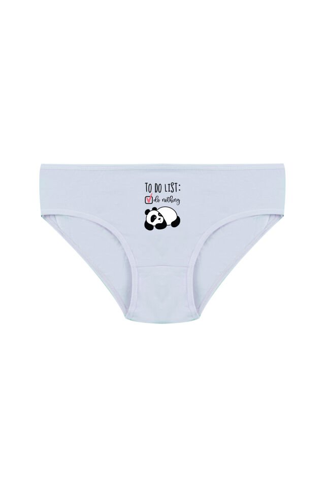 Kız Çocuk 6'lı Sevimli Fare Desenli Slip Pembe - Mavi - 3-5 Yaş