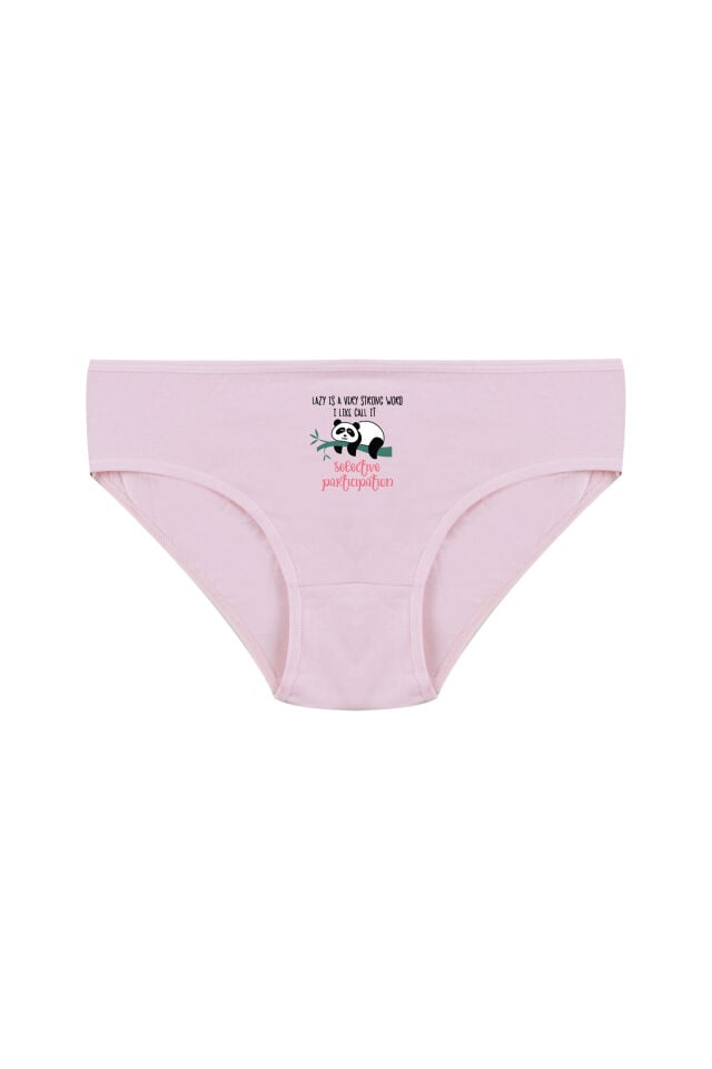 Kız Çocuk 6'lı Sevimli Fare Desenli Slip Pembe - Mavi - 3-5 Yaş