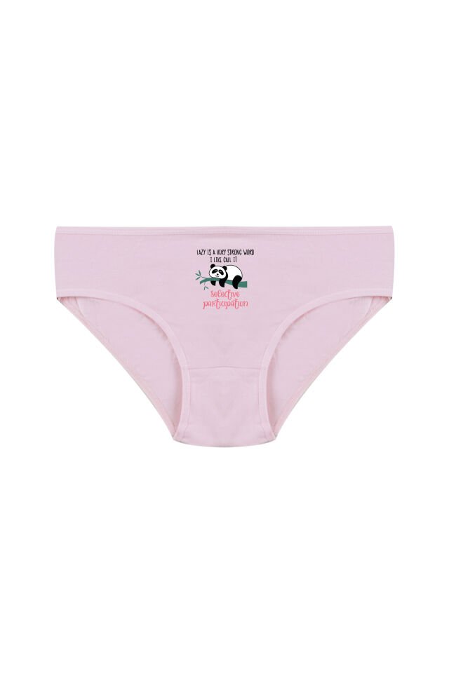 Kız Çocuk 6'lı Sevimli Fare Desenli Slip Pembe - Mavi - 5-7 Yaş