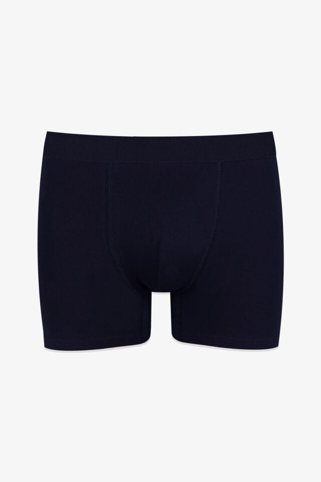 Erkek 3'lü Pamuklu Likralı Boxer denizsiyahyazı - M - denizsiyahyazı - M