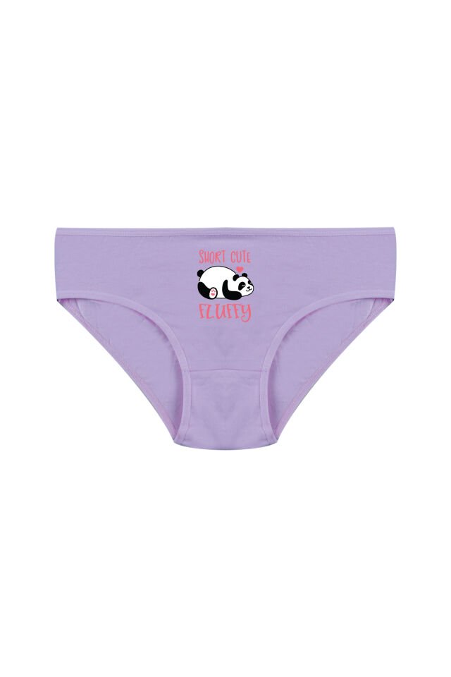 Kız Çocuk 6'lı Sevimli Fare Desenli Slip Pembe - Mavi - 7-9 Yaş