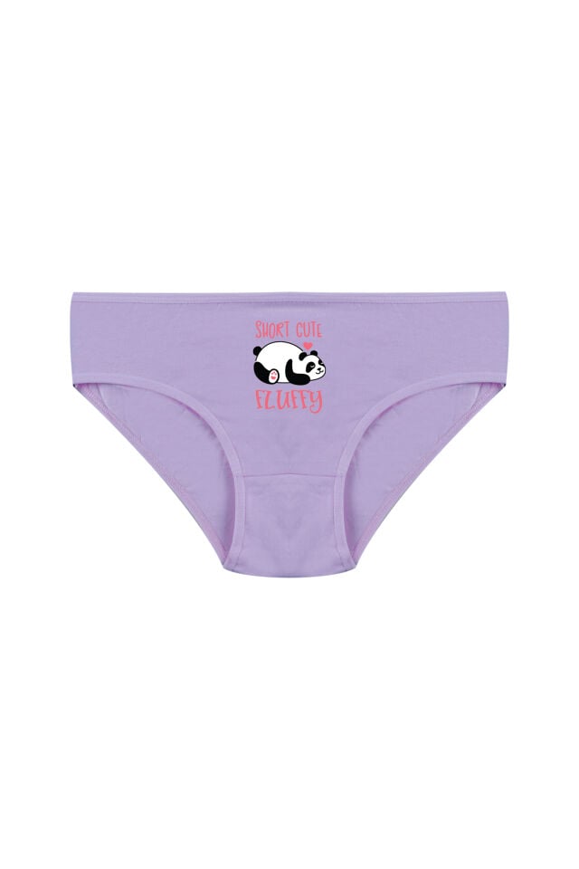 Kız Çocuk 6'lı Sevimli Fare Desenli Slip Pembe - Mavi - 9-11 Yaş
