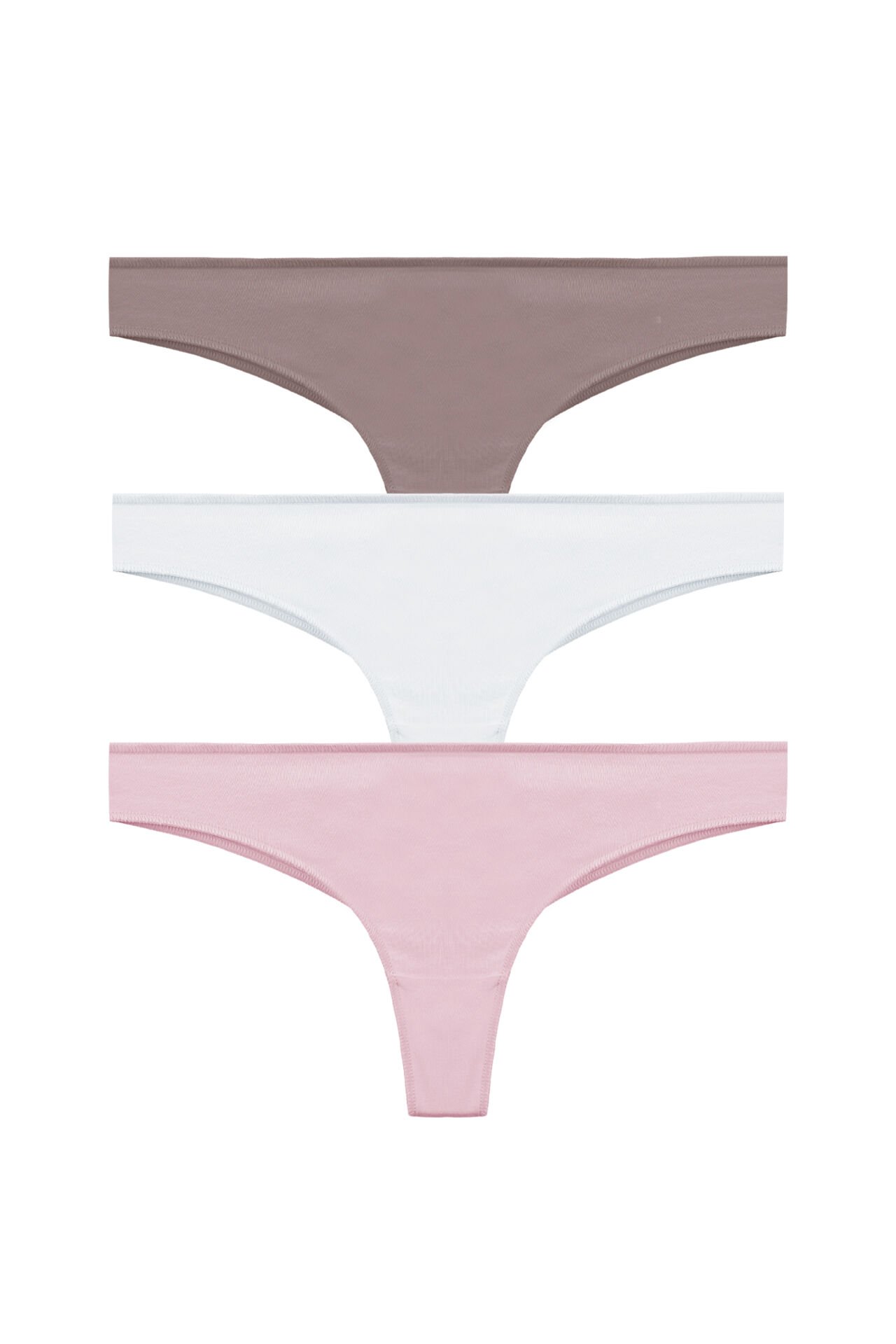 Kadın Pamuklu 3'lü Brazilian Külot