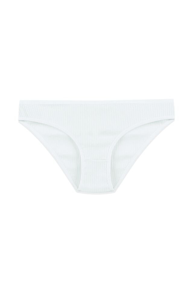 Kadın 7'li Fitilli Pamuklu Ribanalı Külot Yeşil - Siyah - L/XL
