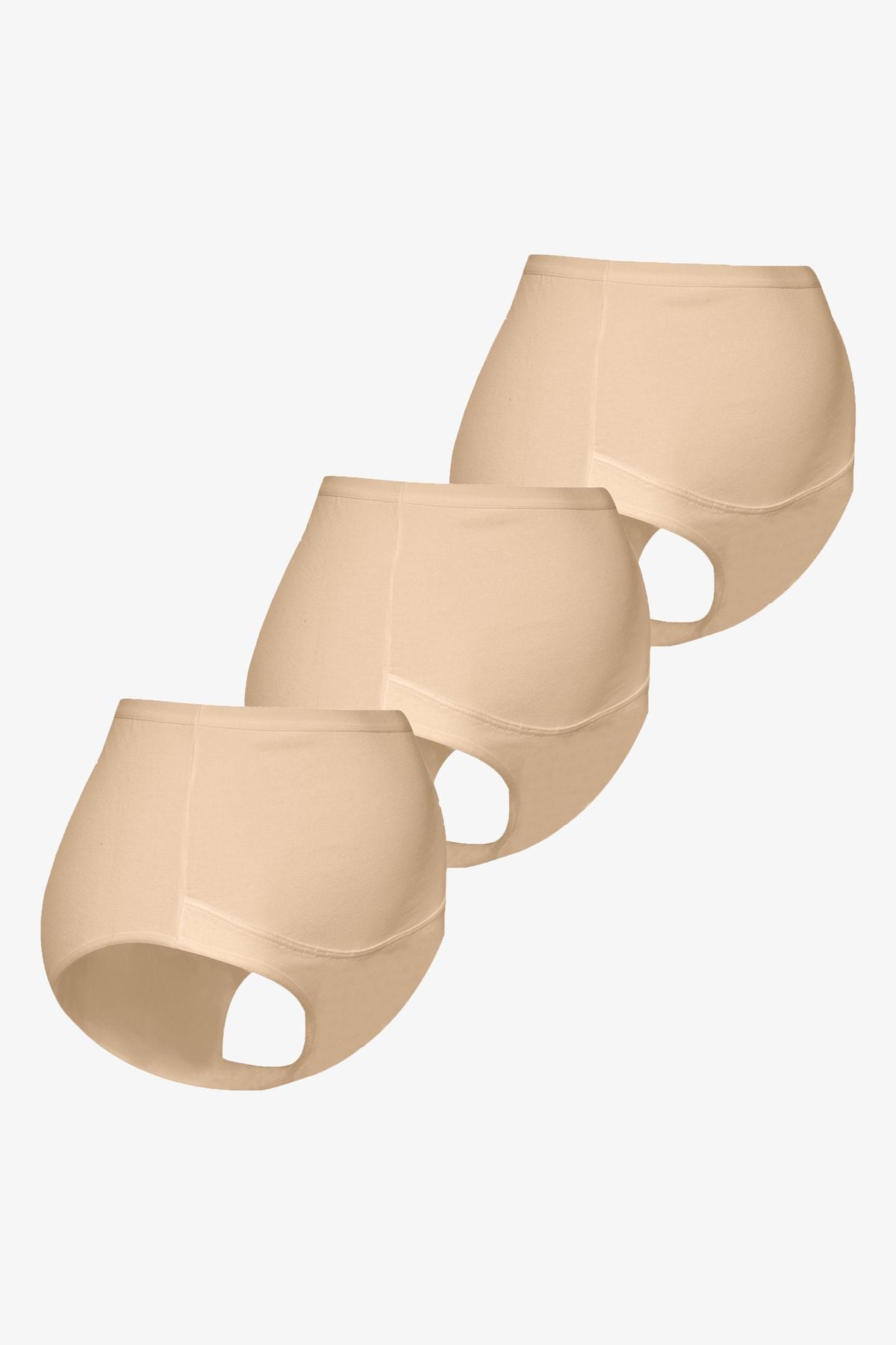 Kadın 3'lü Toparlayıcı Pamuklu Hamile Külodu