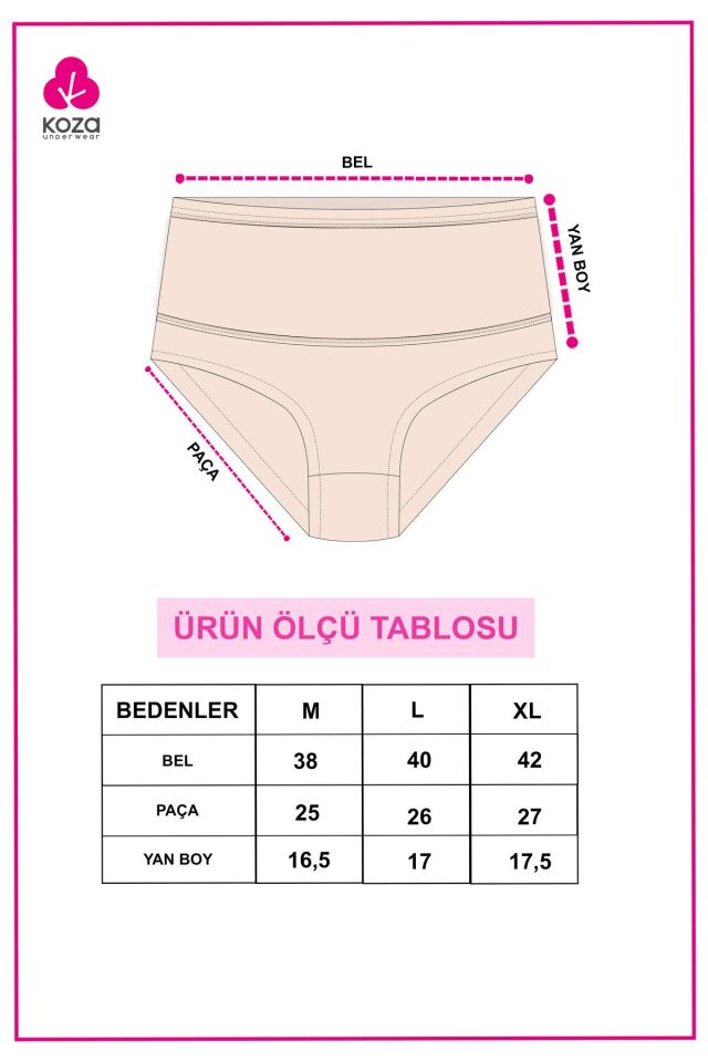 Kadın 3'lü Toparlayıcı Pamuklu Hamile Külodu