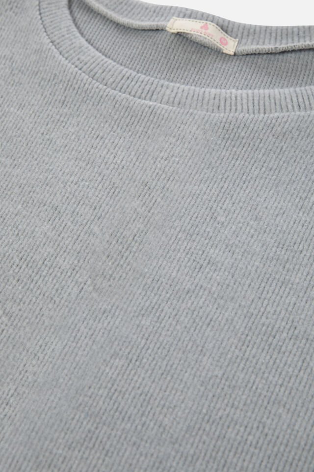 Kadın Soft Touch Kol ve Paça Bant Detaylı Pembe Renk Pijama Takımı Gri - L