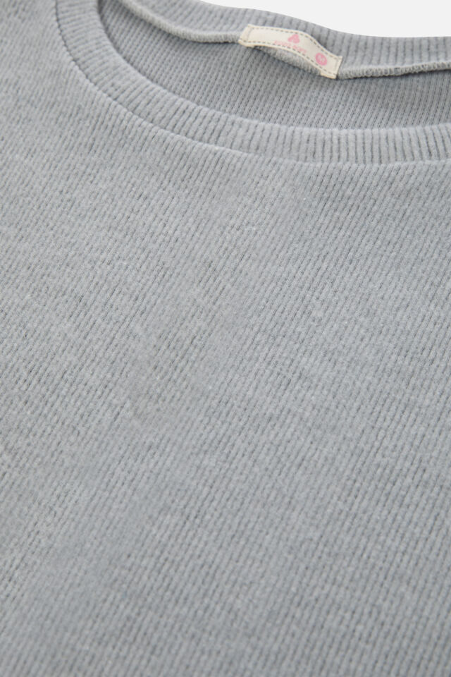 Kadın Soft Touch Kol ve Paça Bant Detaylı Pembe Renk Pijama Takımı Gri - XL