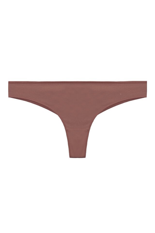 Kadın Pamuklu 6'lı Brazilian Külot Pembe - Siyah - XL