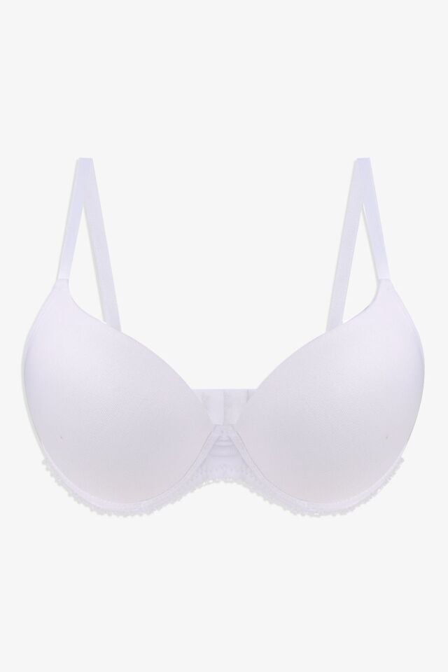 Kadın Destekli Basic Sütyen Beyaz - 75B