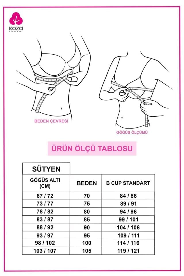 Kadın Destekli Basic Sütyen Beyaz - 75B