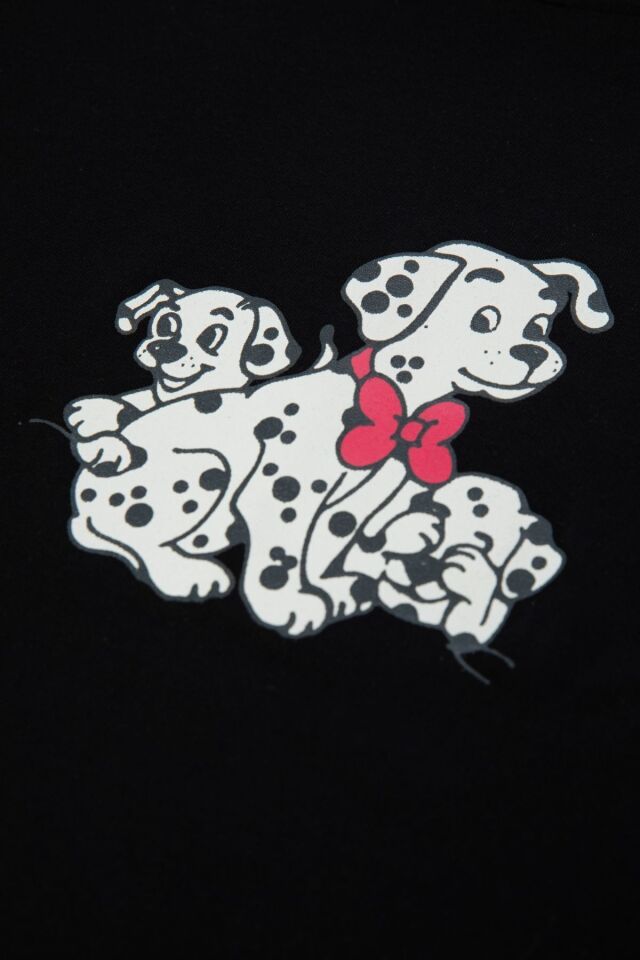 Kadın Pamuklu Dalmaçya Desenli Kısa Kollu Pijama Takımı Çok Renkli - S - Çok Renkli - S