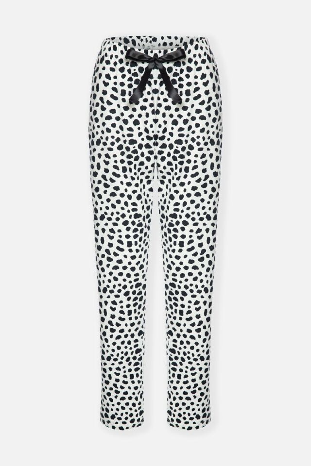 Kadın Pamuklu Dalmaçya Desenli Kısa Kollu Pijama Takımı Çok Renkli - L - Çok Renkli - L
