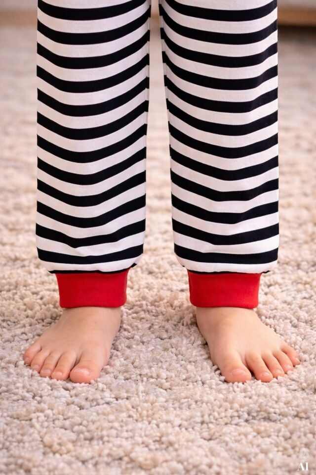 Erkek Çocuk Pamuklu Çizgili Baskılı Kısa Kollu Uzun Alt Pijama Takımı Siyah - Beyaz - 7-8 Yaş