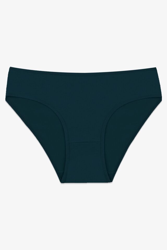 Kadın 5'li Likralı Külot Özel Petrol - M