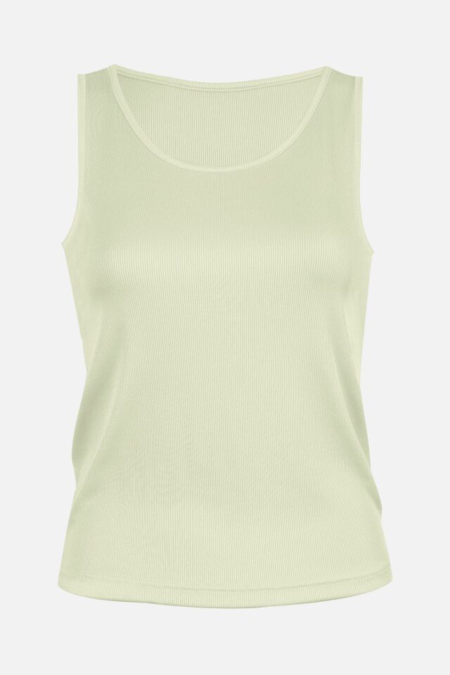 Kadın Kaşkorse Kalın Askılı Şortlu Takım KO7205TS-5 Yağ Yeşili - XL