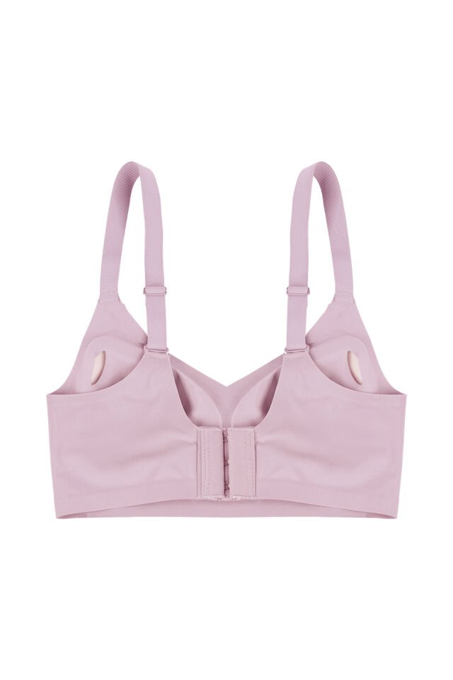 Balensiz Lazer Dikişsiz Görünmez Çıkarılabilir Pedli Toparlayıcı Sütyen 85B - Gül Kurusu