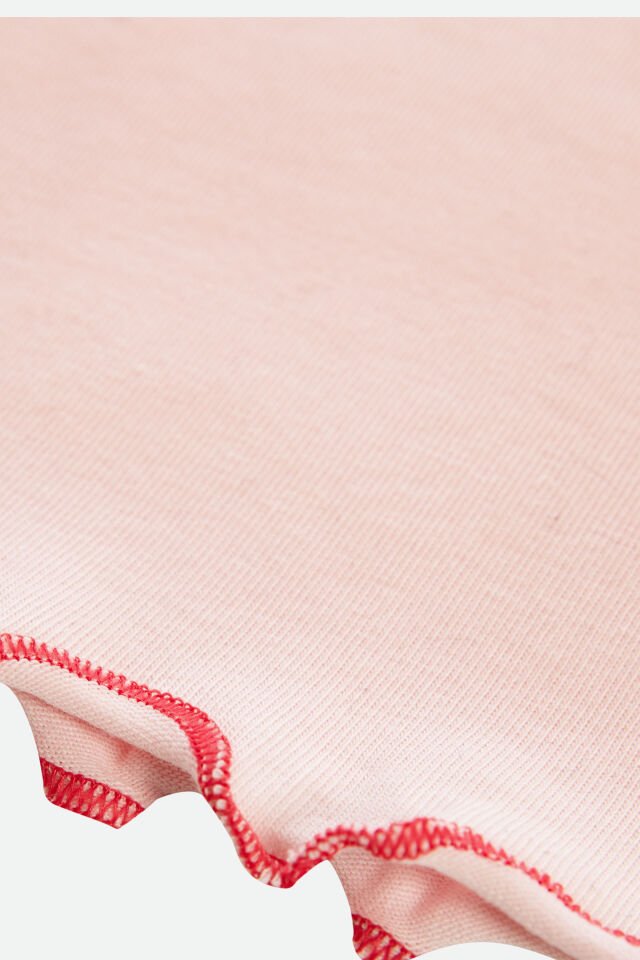 Kadın İnce Askılı Desenli Pamuklu Şortlu Pijama Takımı M - Pudra - Kahverengi