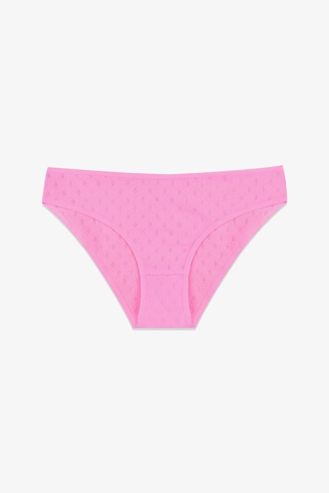 Kadın 7'li Desenli Jakarlı Pamuklu Külot 11089-1 - L/XL