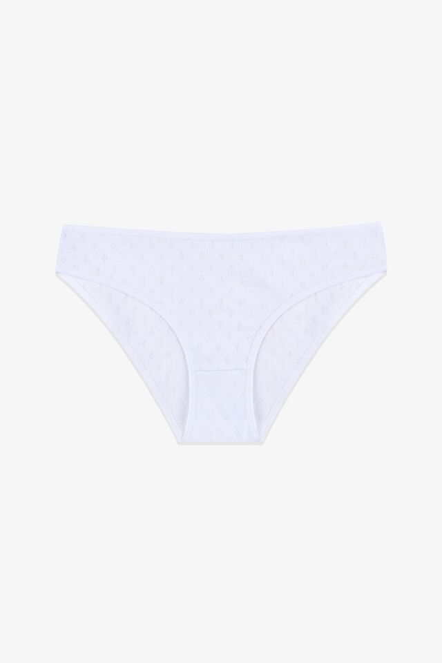 Kadın 7'li Desenli Jakarlı Pamuklu Külot 11089-1 - L/XL