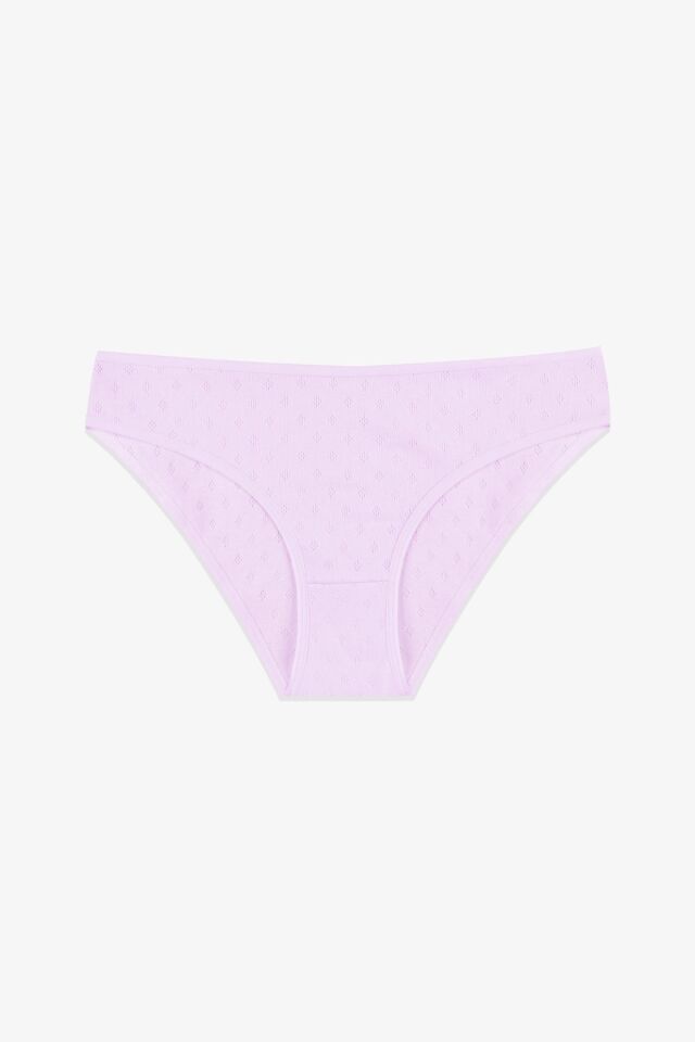 Kadın 7'li Desenli Jakarlı Pamuklu Külot 11089-1 - L/XL