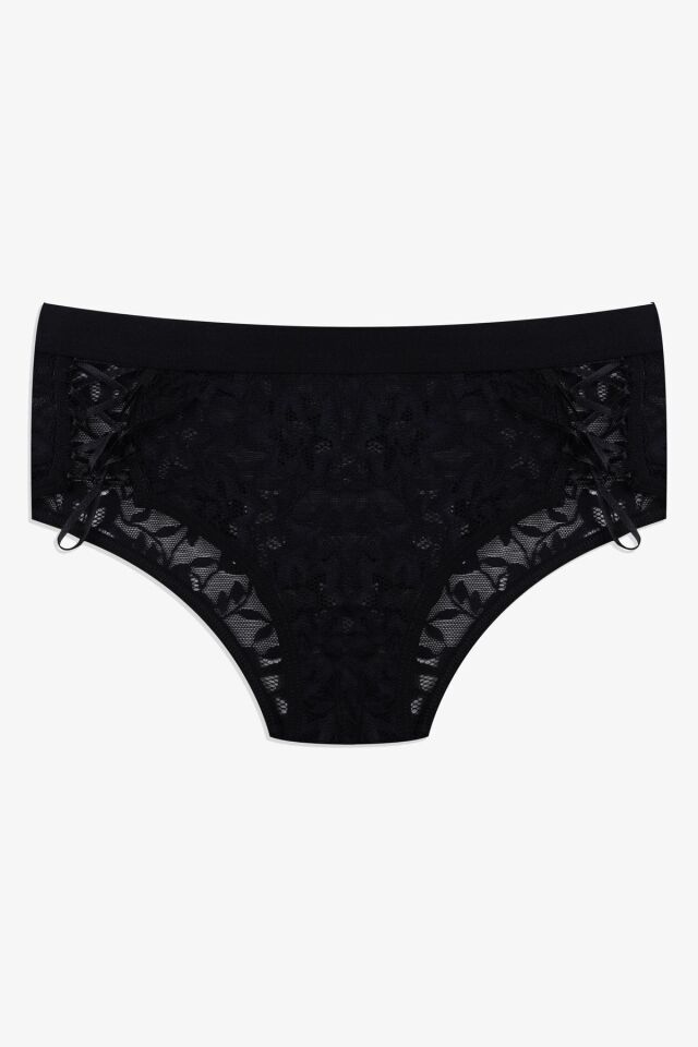 Kadın 3'lü Dantelli Yan Dekolteli Külot