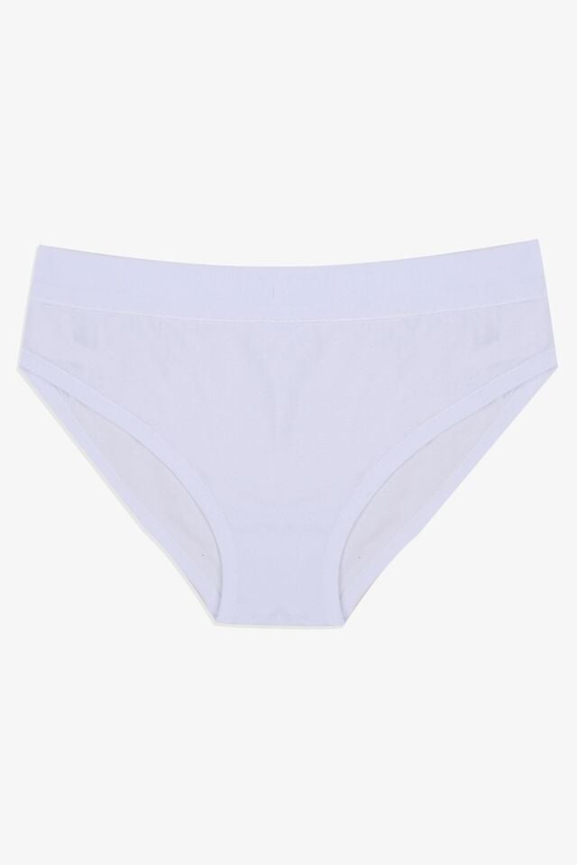 Kadın 5'li Biyeli Basic Külot 20887 - L