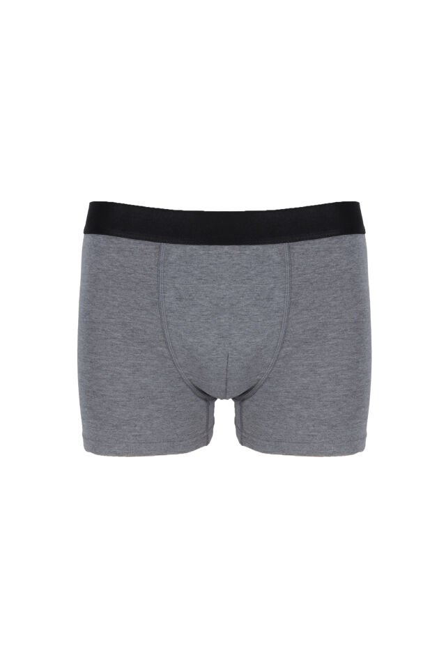 Erkek 3'lü Pamuklu Likralı Boxer XL