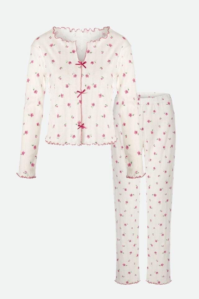 KO70142 Çiçek Desenli