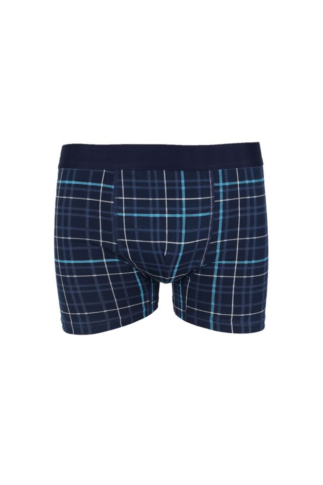 Erkek 3'lü Pamuklu Likralı Boxer 3XL