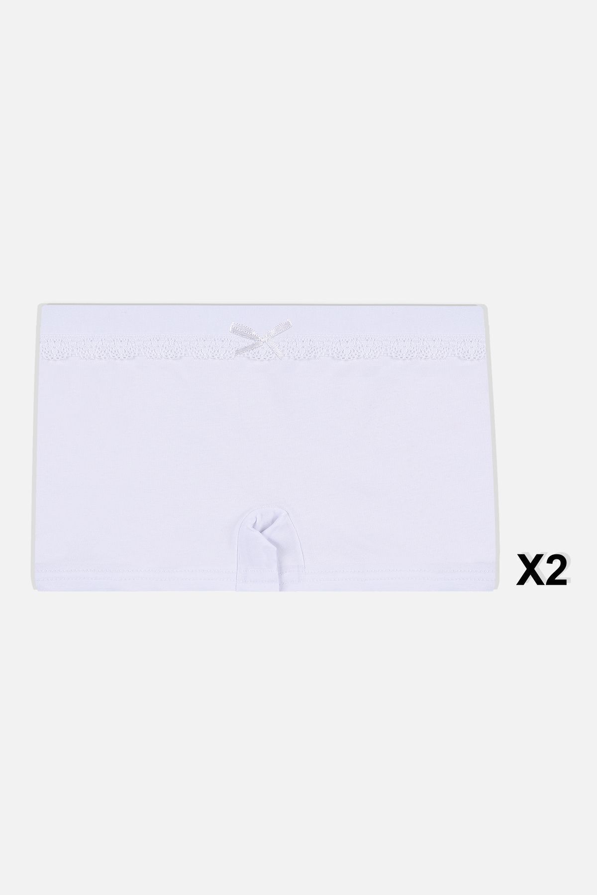 Kız Çocuk 5'li Pamuklu Dantel Detaylı Boxer Ekru1Pembe - 5-7 Yaş - Ekru1Pembe - 5-7 Yaş