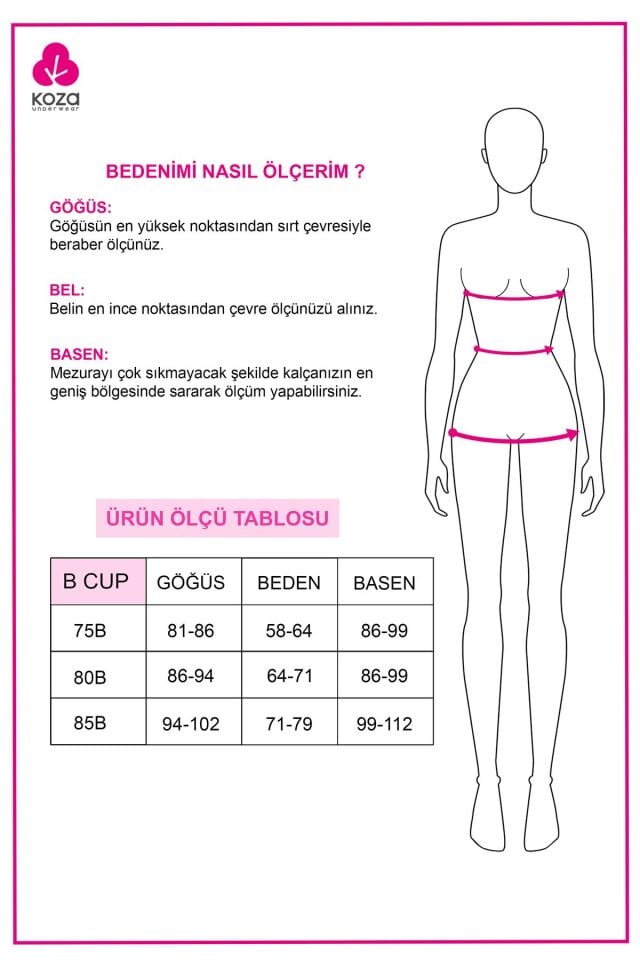 Kadın Fitilli Yarım Dolgulu Sütyen Takım Ekru - 85B