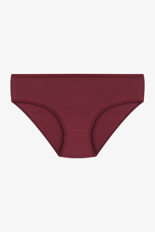 3'lü Desenli Pamuklu Yüksek Bel Bato 2060-330 - 2XL