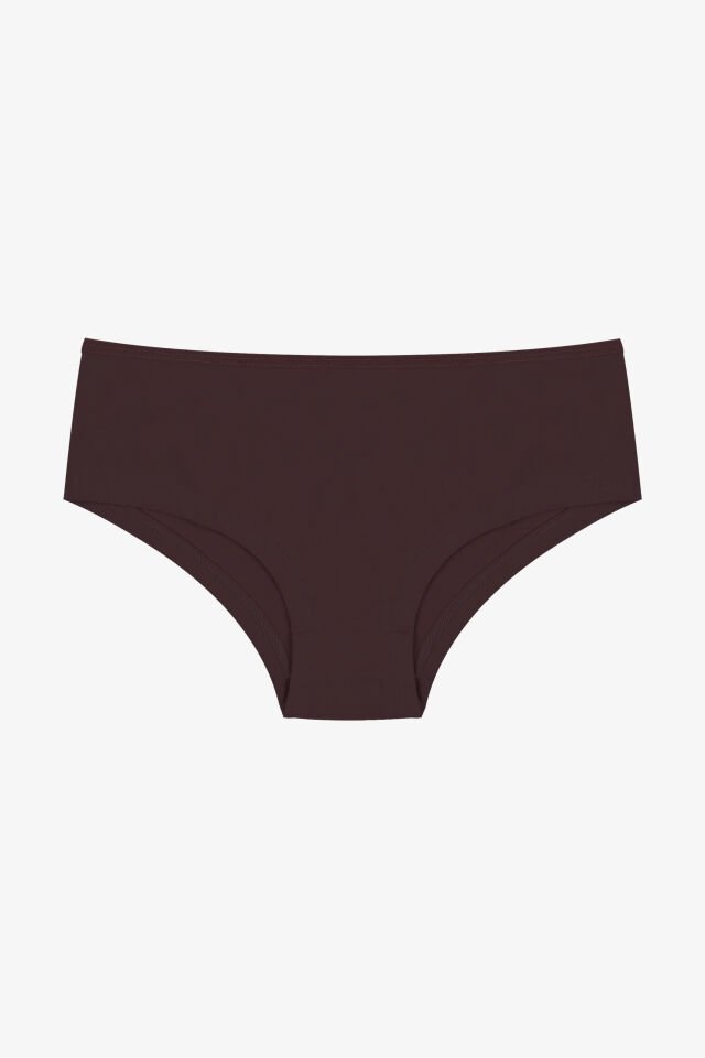 Kadın 5'li Likralı Hipster Kahverengi - S