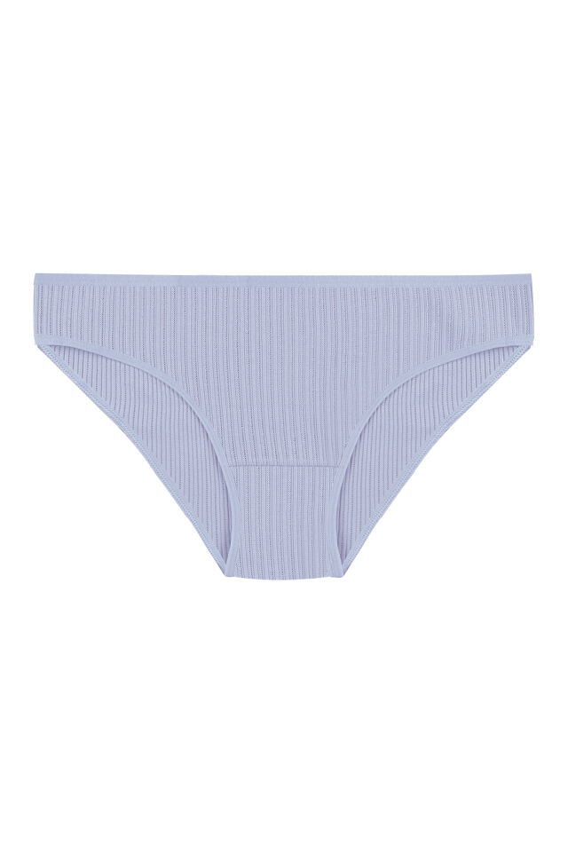 Kadın 3'lü Ajur  Slip Siyah - Mavi - L  - XL