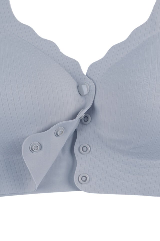 Balensiz Lazer Dikişsiz Kaplı Önden Kopçalı Sütyen Büstiyer 90B