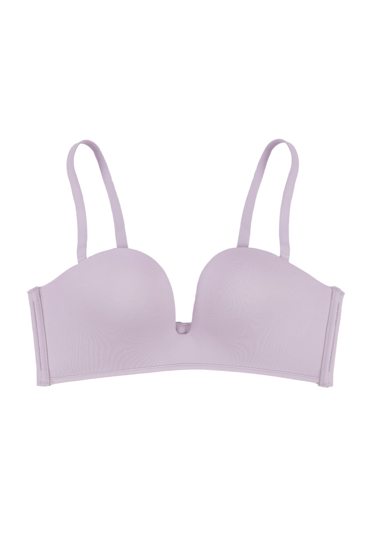 Derin Dekolte Destekli Dikişsiz Sütyen Pembe - 85B