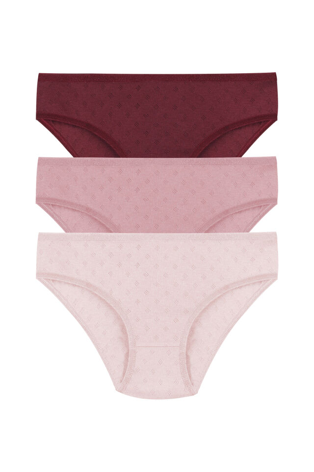 Bordo  -  Açık  Pembe