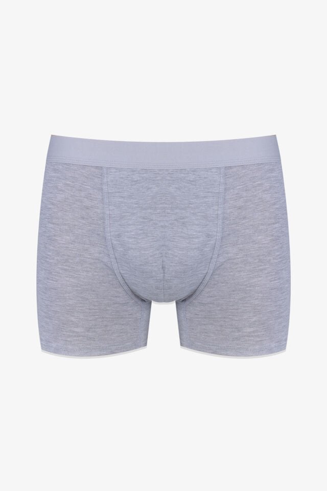 Erkek Tekli Pamuklu Boxer Lacivert - 2XL