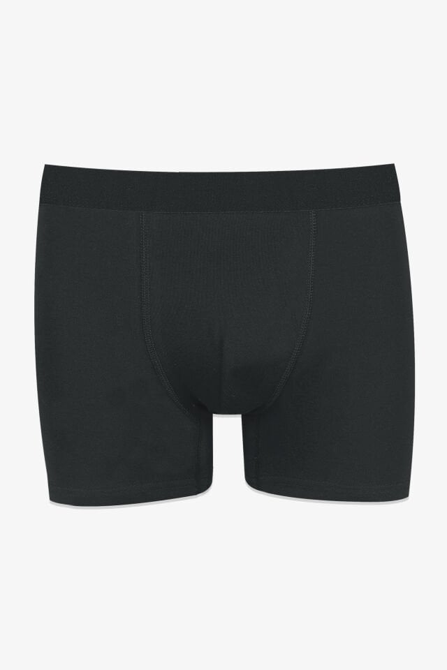 Erkek Tekli Pamuklu Boxer Lacivert - 2XL