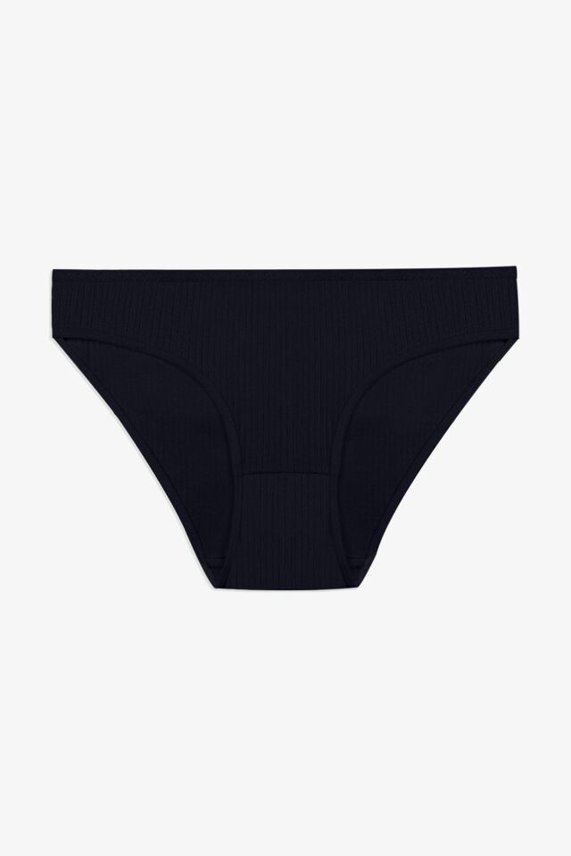 Kadın 3'lü Pamuklu Fitilli Külot 11050-32 - S/M
