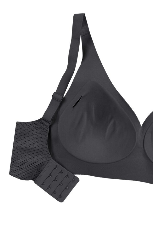 Balensiz Lazer Dikişsiz Nefes Aldıran Pedli Sütyen Siyah - 85B