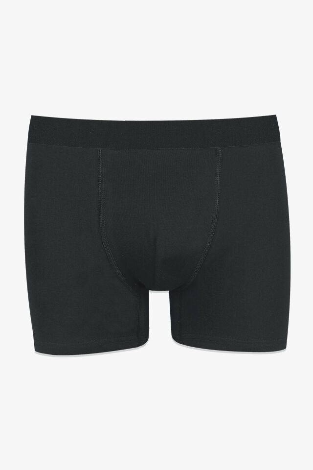 Erkek Tekli Pamuklu Boxer Füme - XL